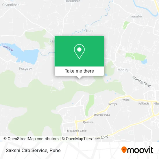 Sakshi Cab Service map