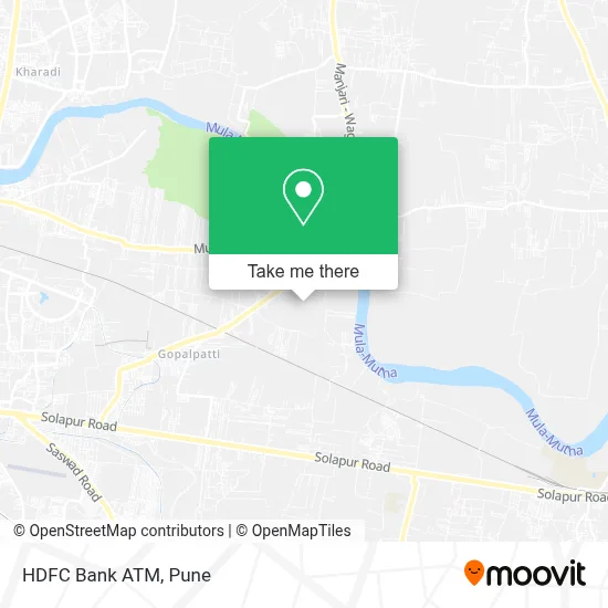 HDFC Bank Atm map