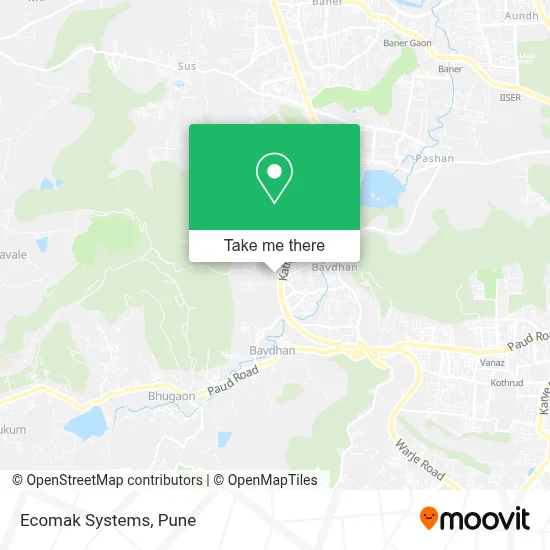 Ecomak Systems map