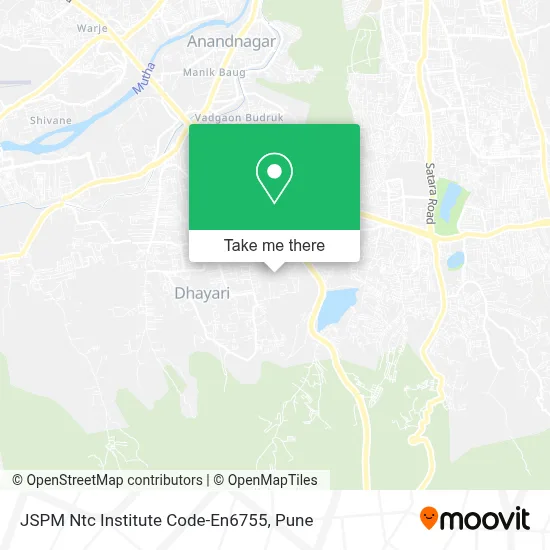 JSPM Ntc Institute Code-En6755 map