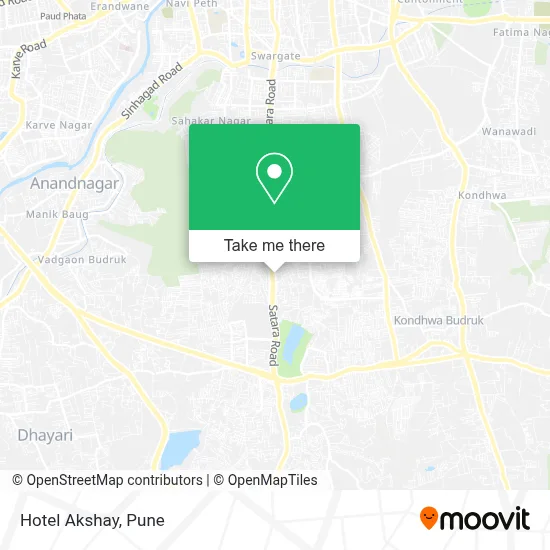 Hotel Akshay map