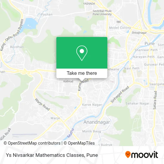 Ys Nivsarkar Mathematics Classes map