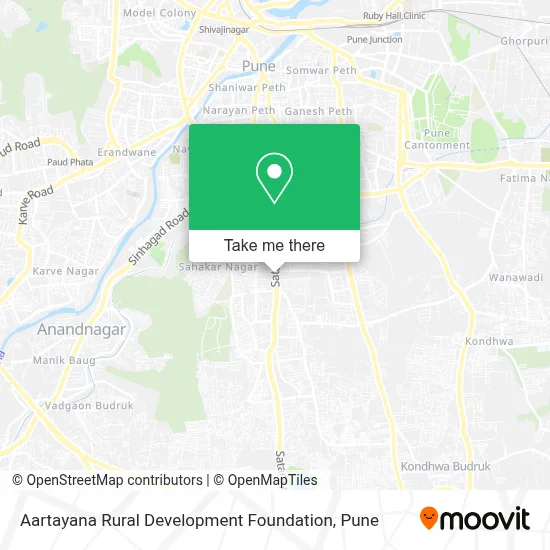 Aartayana Rural Development Foundation map
