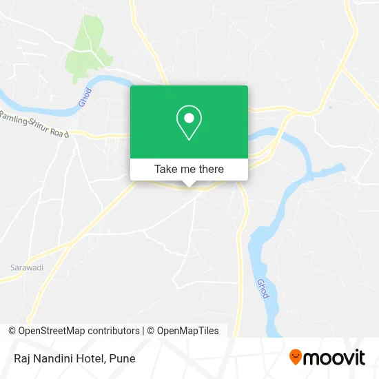 Raj Nandini Hotel map