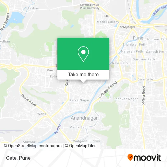 Cete map