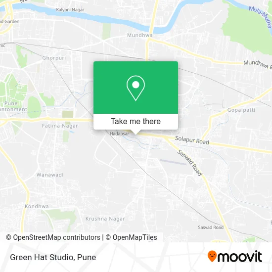 Green Hat Studio map