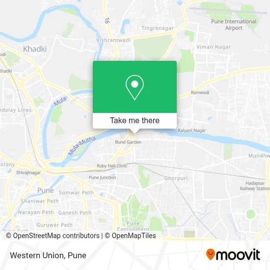 Western Union map