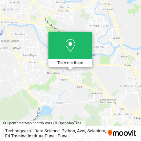 Technogeeks - Data Science, Python, Aws, Selenium, Etl Training Institute Pune. map