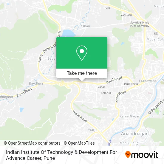 Indian Institute Of Technology & Development For Advance Career map