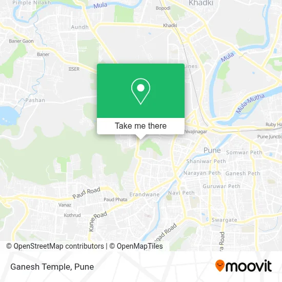 Ganesh Temple map