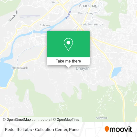 Redcliffe Labs - Collection Center map