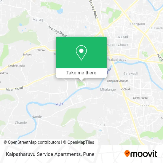 Kalpatharuvu Service Apartments map