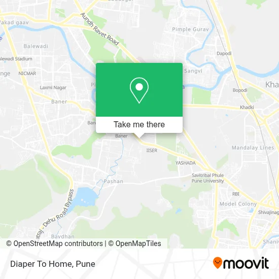 Diaper To Home map