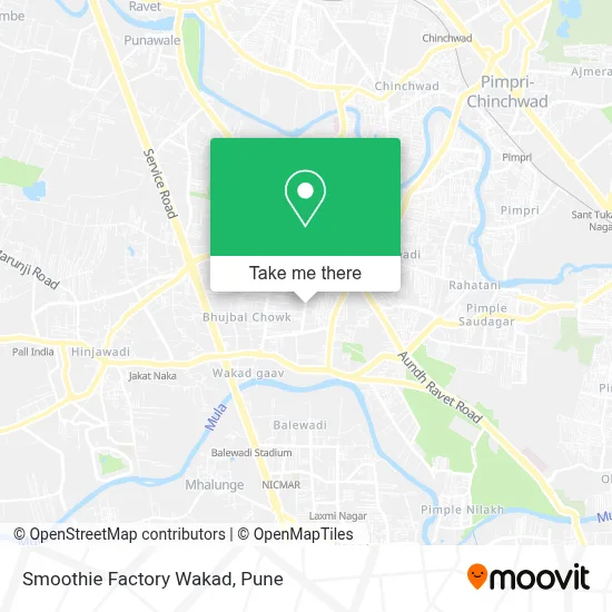 Smoothie Factory Wakad map