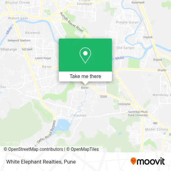 White Elephant Realties map
