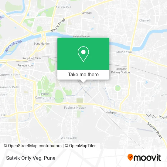 Satvik Only Veg map