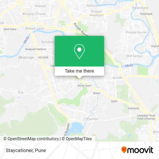 Staycationer map