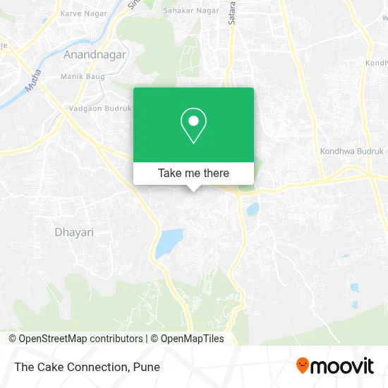 The Cake Connection map