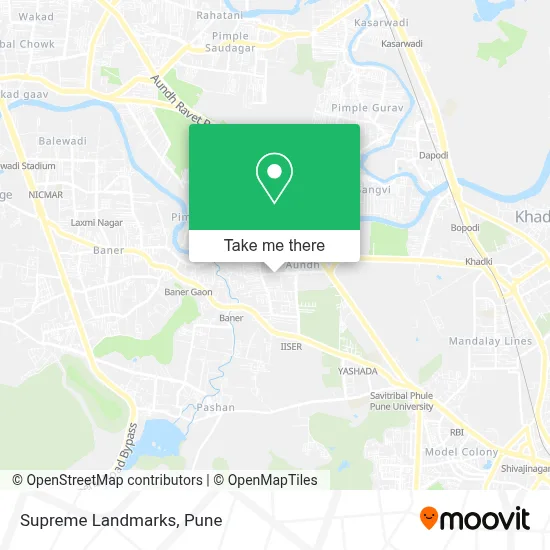 Supreme Landmarks map