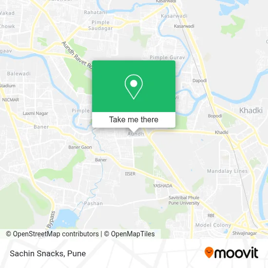 Sachin Snacks map