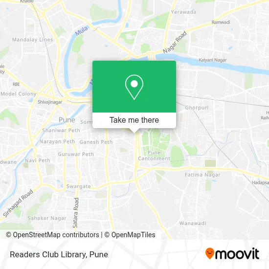 Readers Club Library map