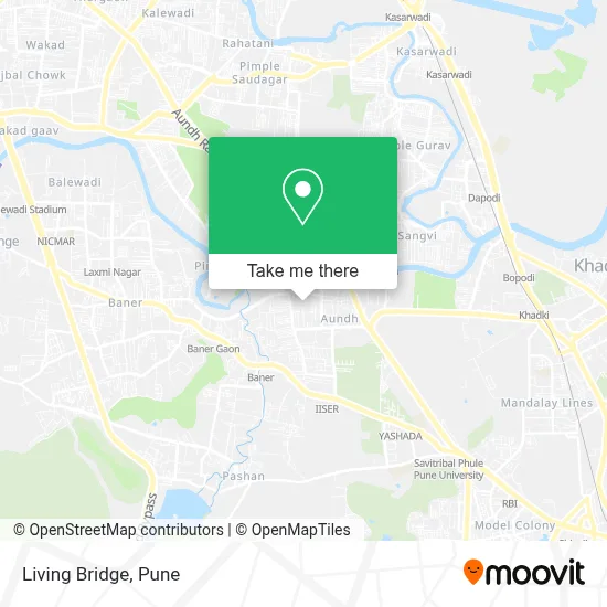 Living Bridge map