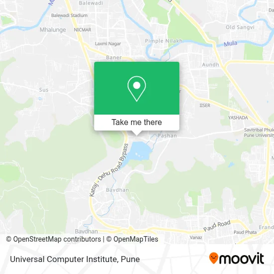 Universal Computer Institute map