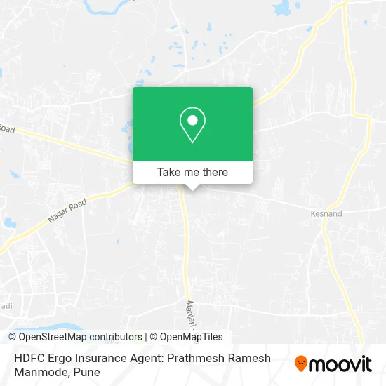 HDFC Ergo Insurance Agent: Prathmesh Ramesh Manmode map