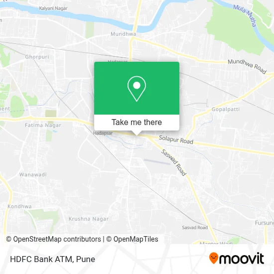HDFC Bank Atm map