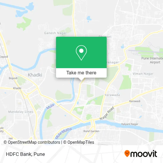 HDFC Bank map
