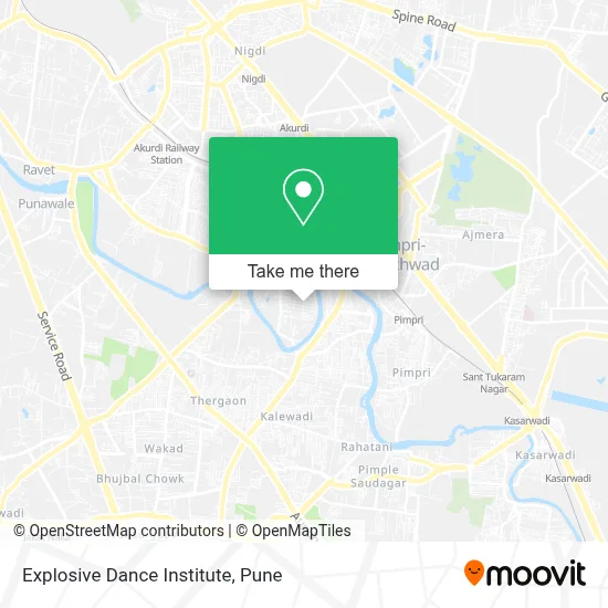 Explosive Dance Institute map
