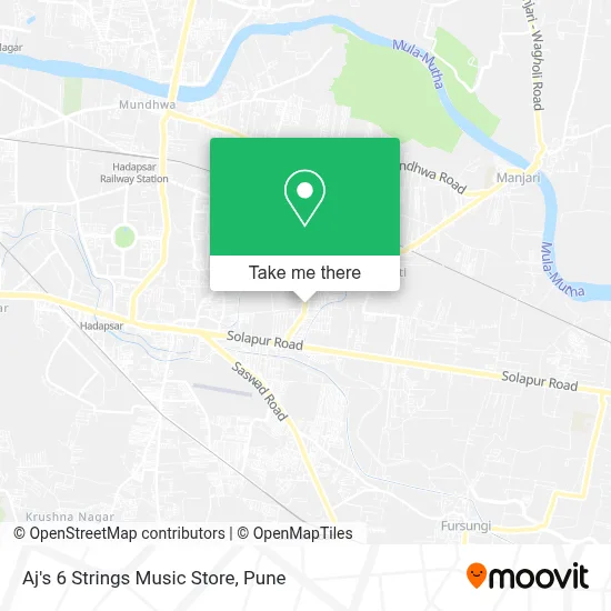 Aj's 6 Strings Music Store map