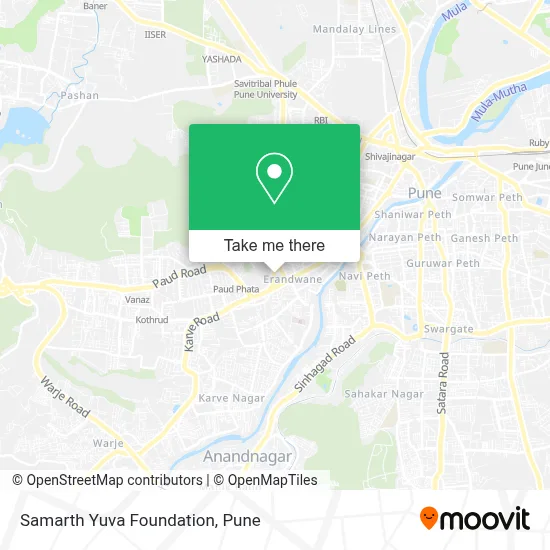 Samarth Yuva Foundation map