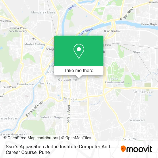 Ssm's Appasaheb Jedhe Institute Computer And Career Course map