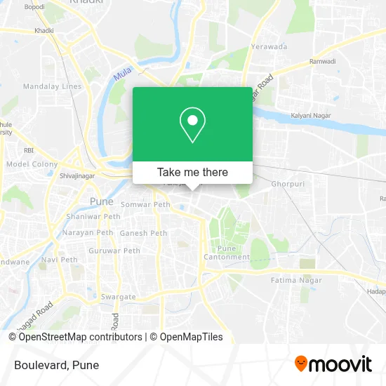 Boulevard map