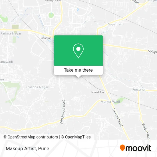 Makeup Artist map