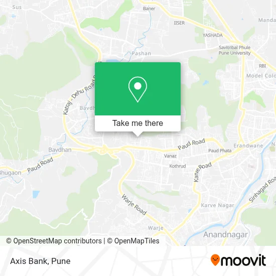 Axis Bank map
