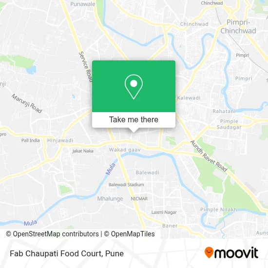 Fab Chaupati Food Court map