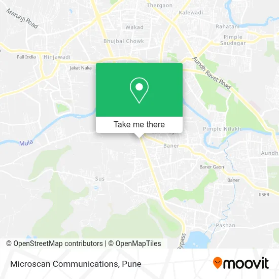 Microscan Communications map