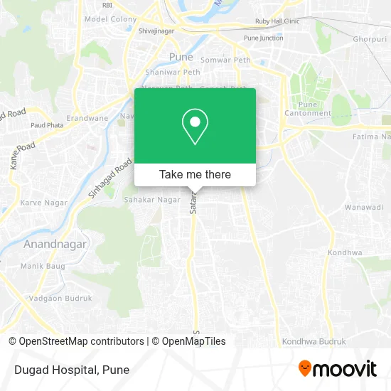 Dugad Hospital map