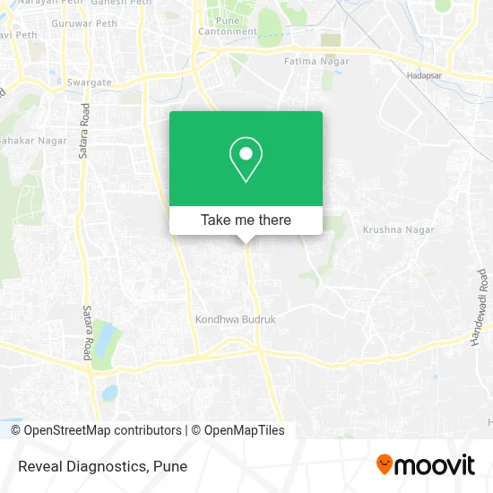 Reveal Diagnostics map