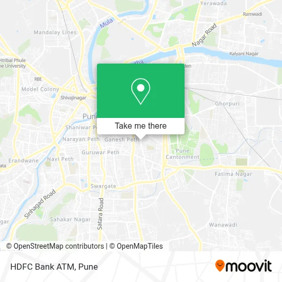 HDFC Bank Atm map