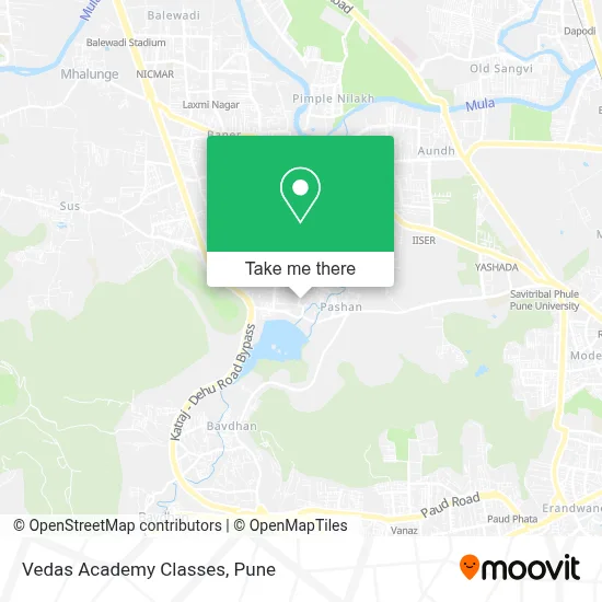 Vedas Academy Classes map