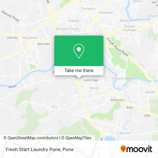 Fresh Start Laundry Pune map