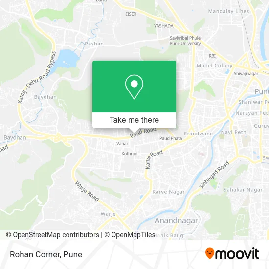 Rohan Corner map