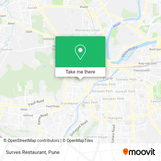 Surves Restaurant map