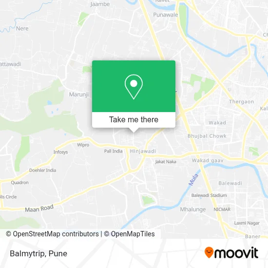 Balmytrip map