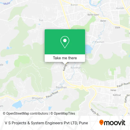 V S Projects & System Engineers Pvt LTD map