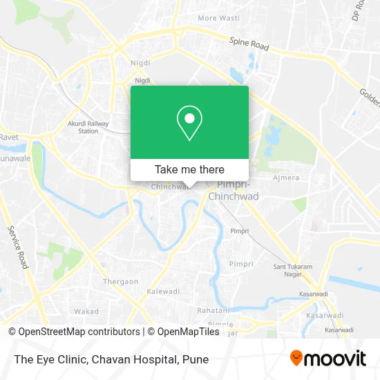 The Eye Clinic, Chavan Hospital map