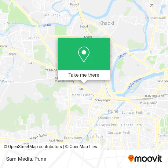 Sam Media map